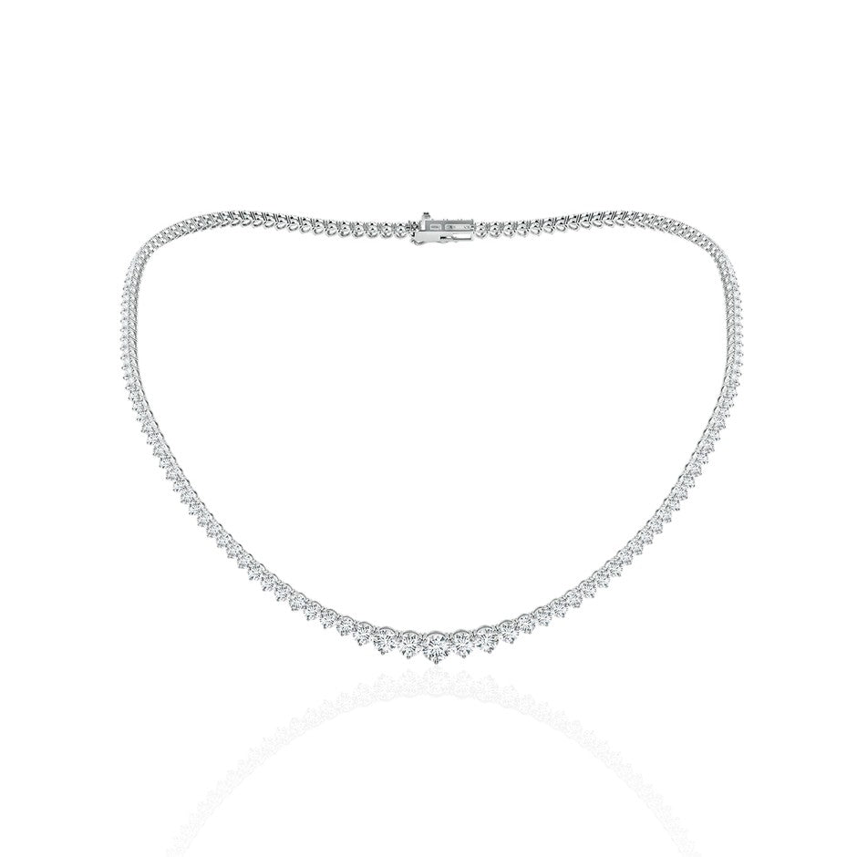 Graduated Tennis Necklace