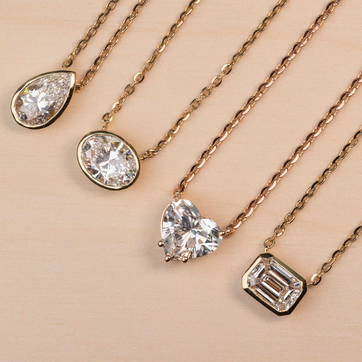 Modern Bezel Diamond Necklaces — Where Contemporary Style Meets Secure, Ethical Luxury