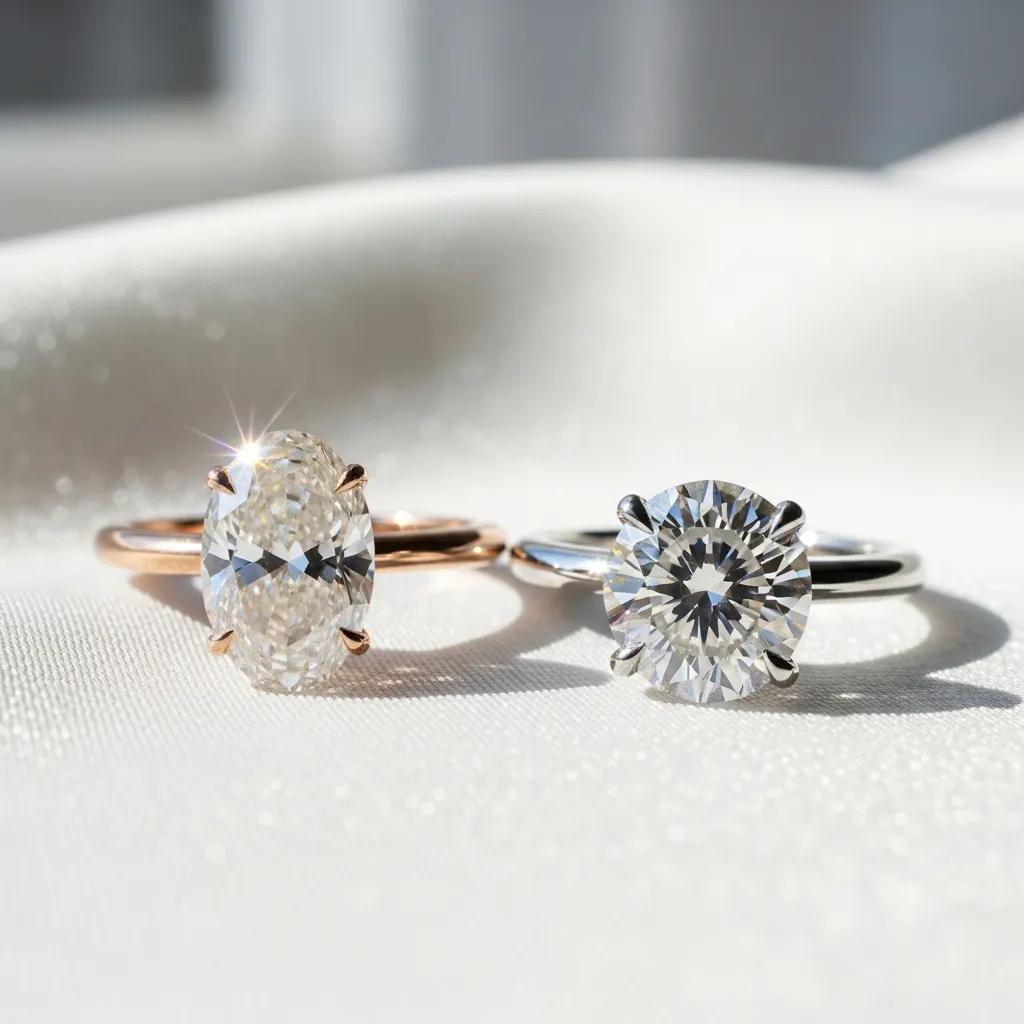 Oval vs. Round Engagement Rings: Which Diamond Shape Looks Bigger?