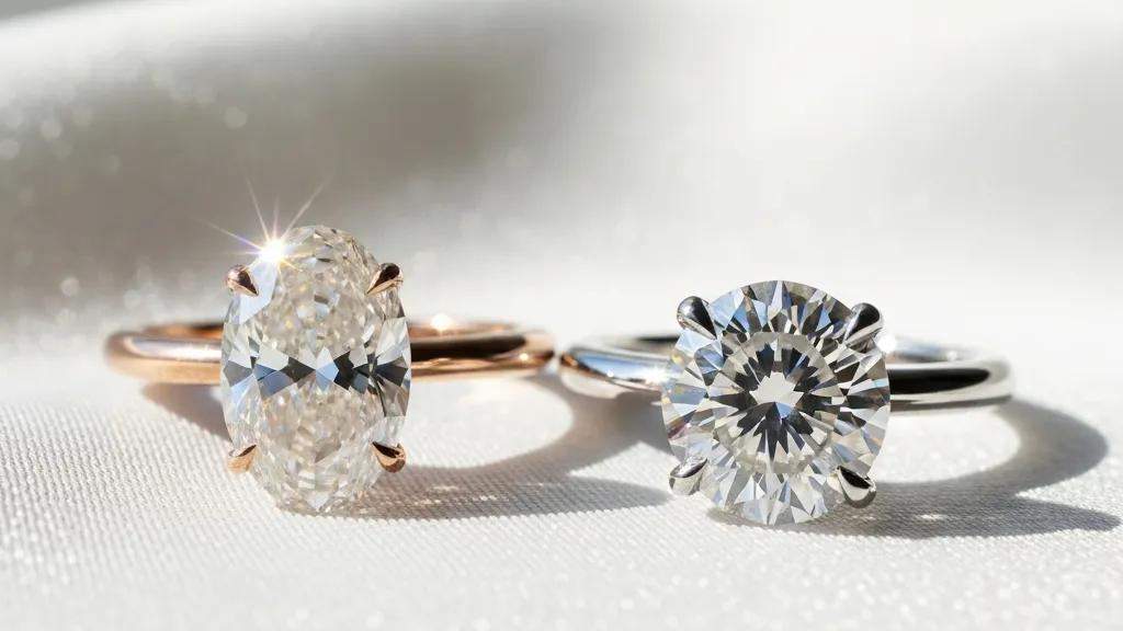 Oval vs. Round Engagement Rings: Which Diamond Shape Looks Bigger?