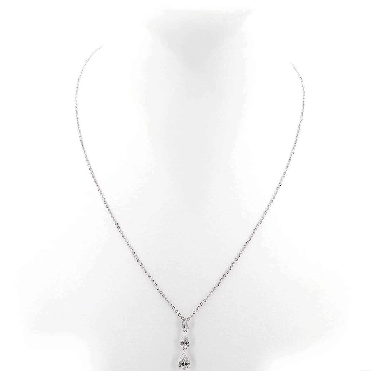 Pear Tear Drop Necklace