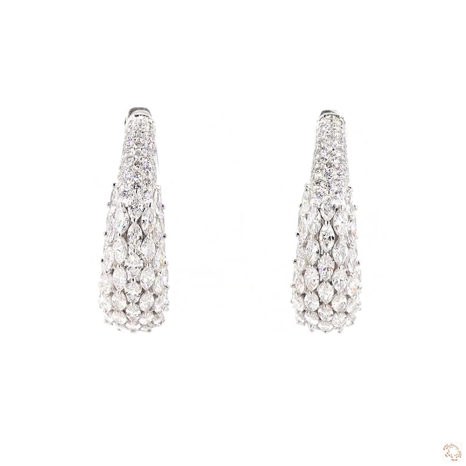 Fire & Ice Diamond Earrings