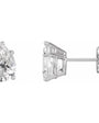 Pear Solitaire Studs