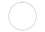 Round Brilliant Diamond Tennis Necklace - 14 Carats