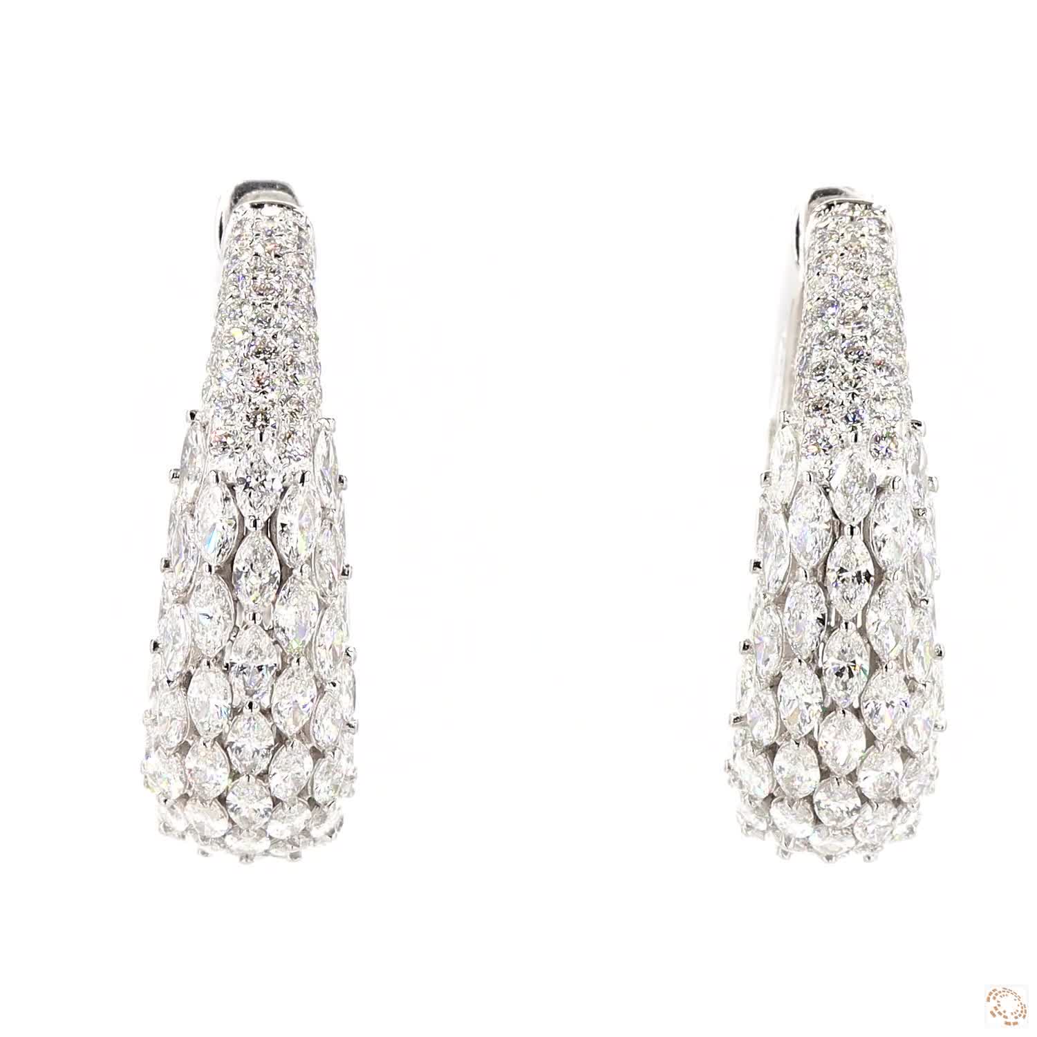 Fire & Ice Diamond Earrings