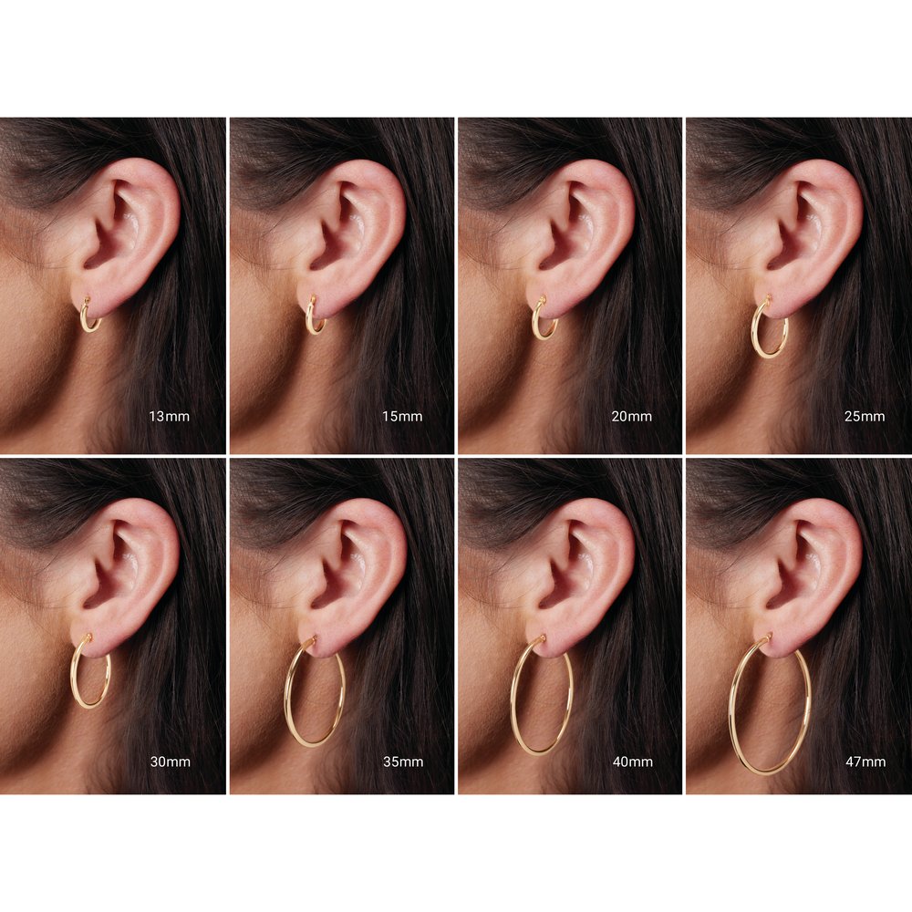 Apollo Hoops - 14K Gold