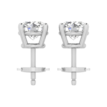 Round Solitaire Studs