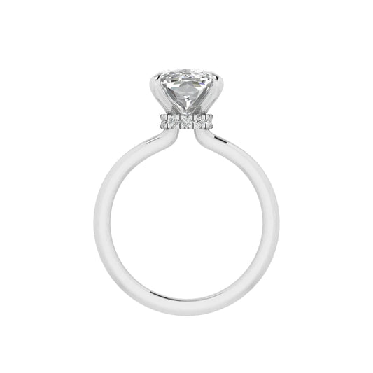 Cushion Cut Solitaire Ring