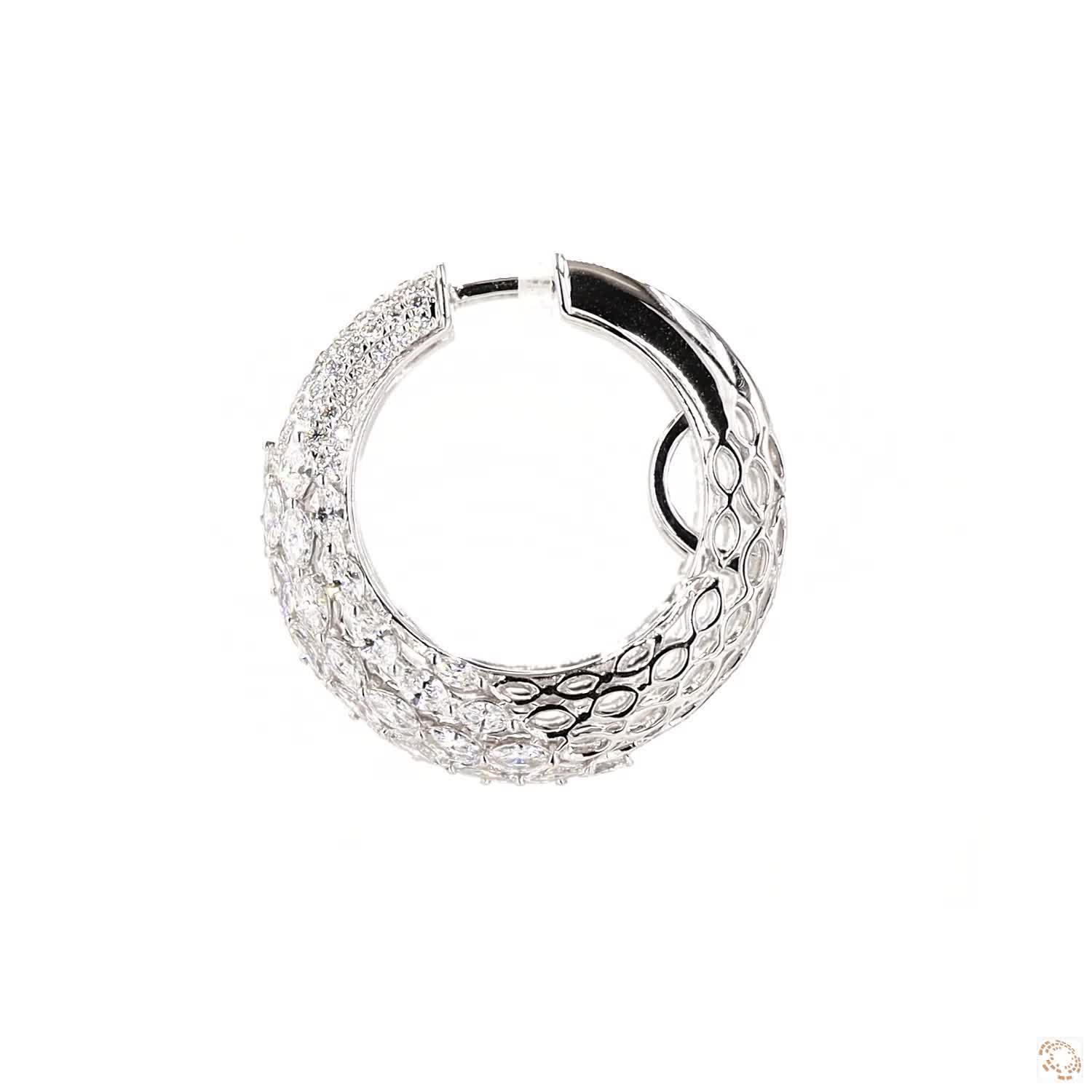 Fire & Ice Diamond Earrings