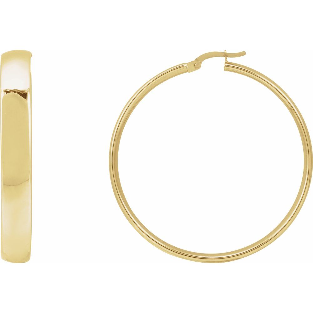 Apollo Hoops - 14K Gold