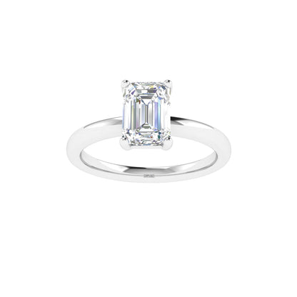 Emerald Solitaire Ring