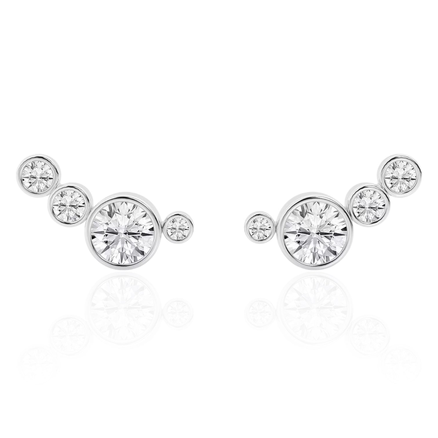 Tara Round Bezel Climbers (TCW: 1.4)