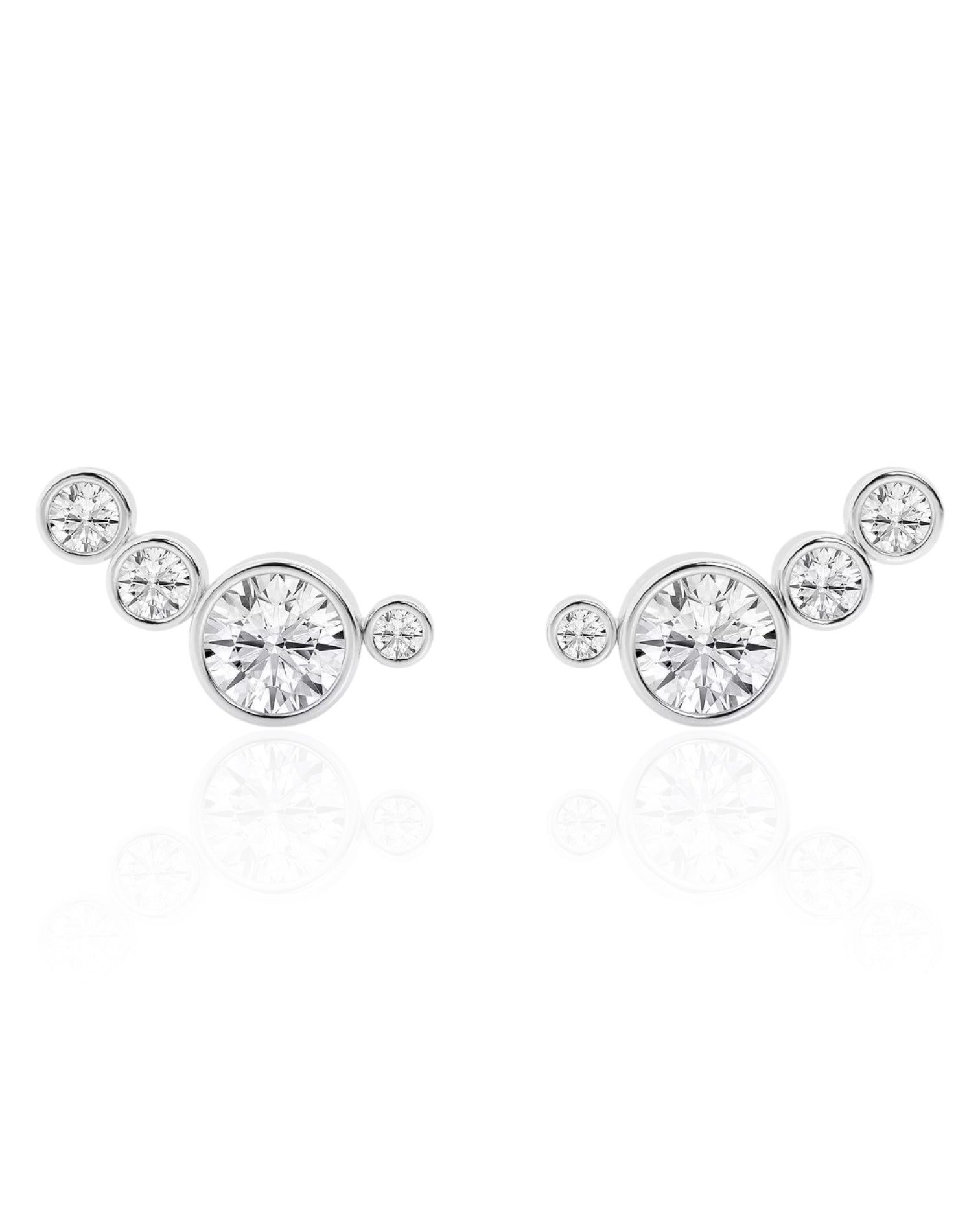 Tara Round Bezel Climbers (TCW: 1.4)