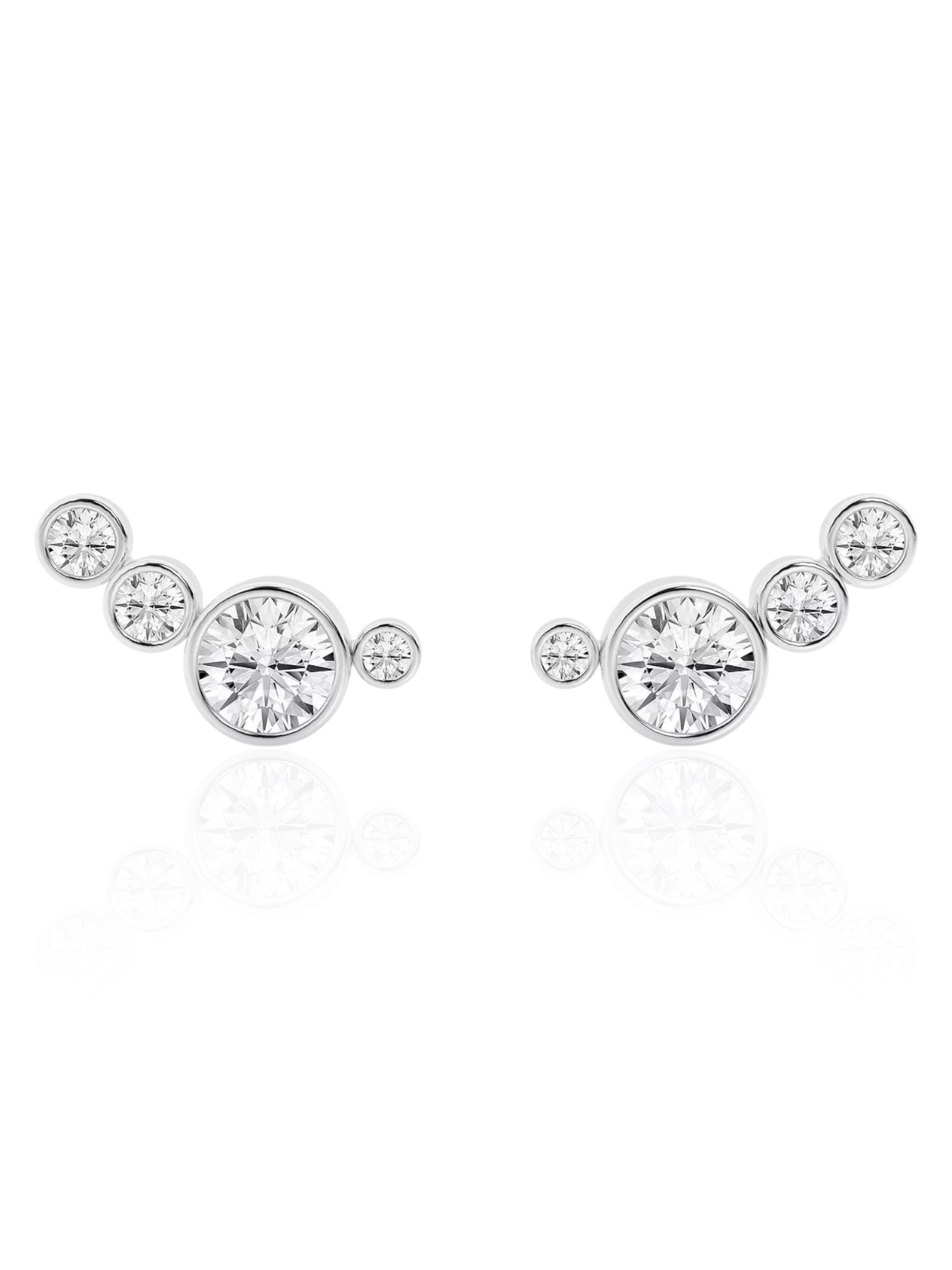 Tara Round Bezel Climbers (TCW: 1.4)