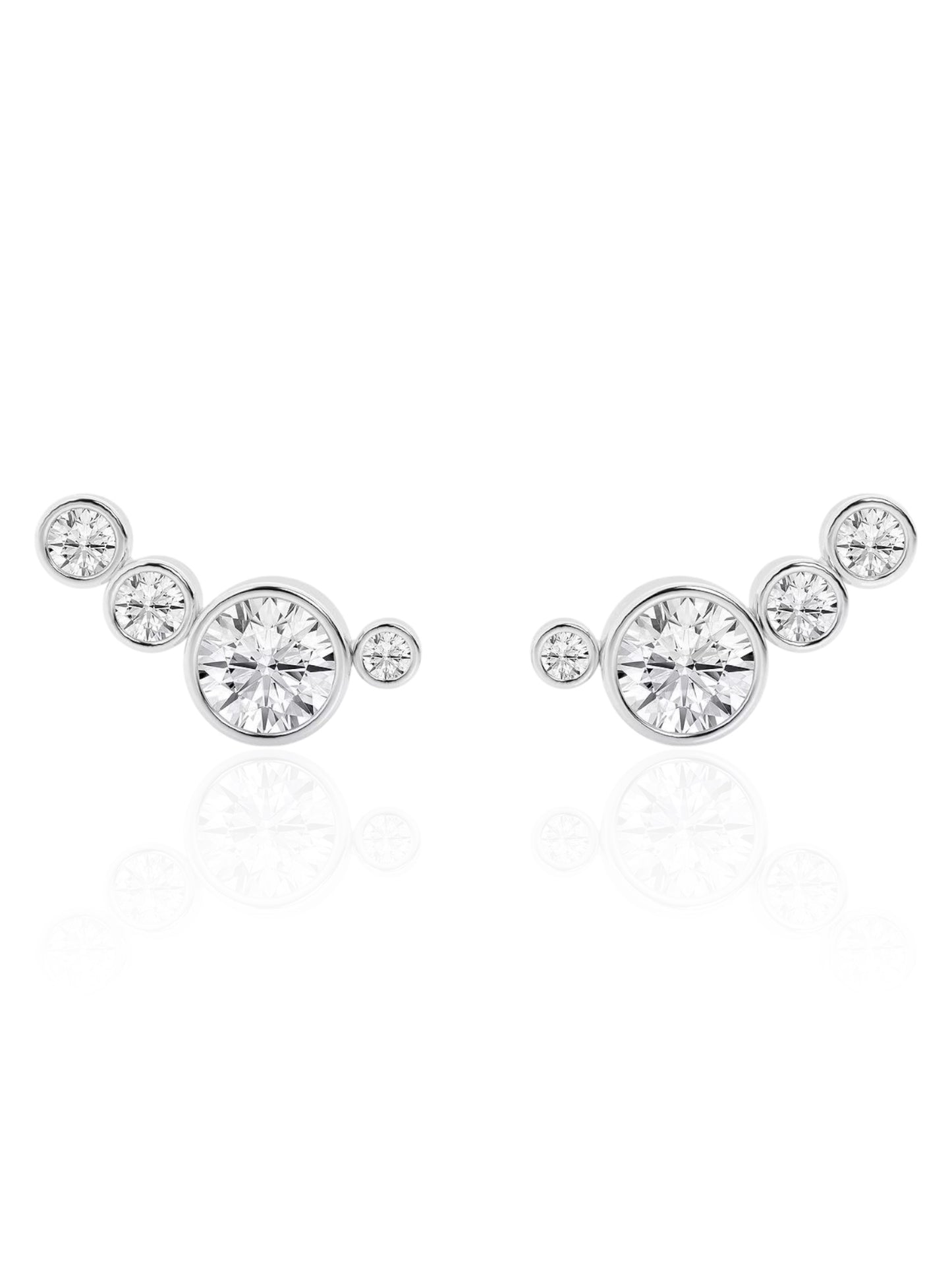 Tara Round Bezel Climbers (TCW: 1.4)