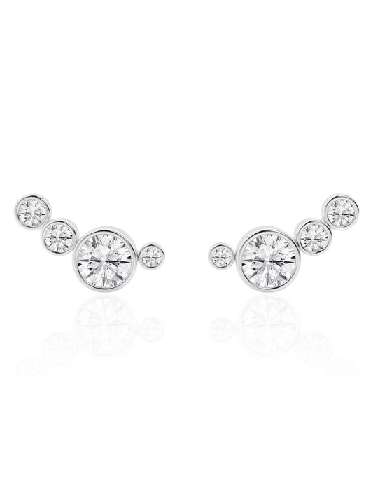Tara Round Bezel Climbers (TCW: 1.4)