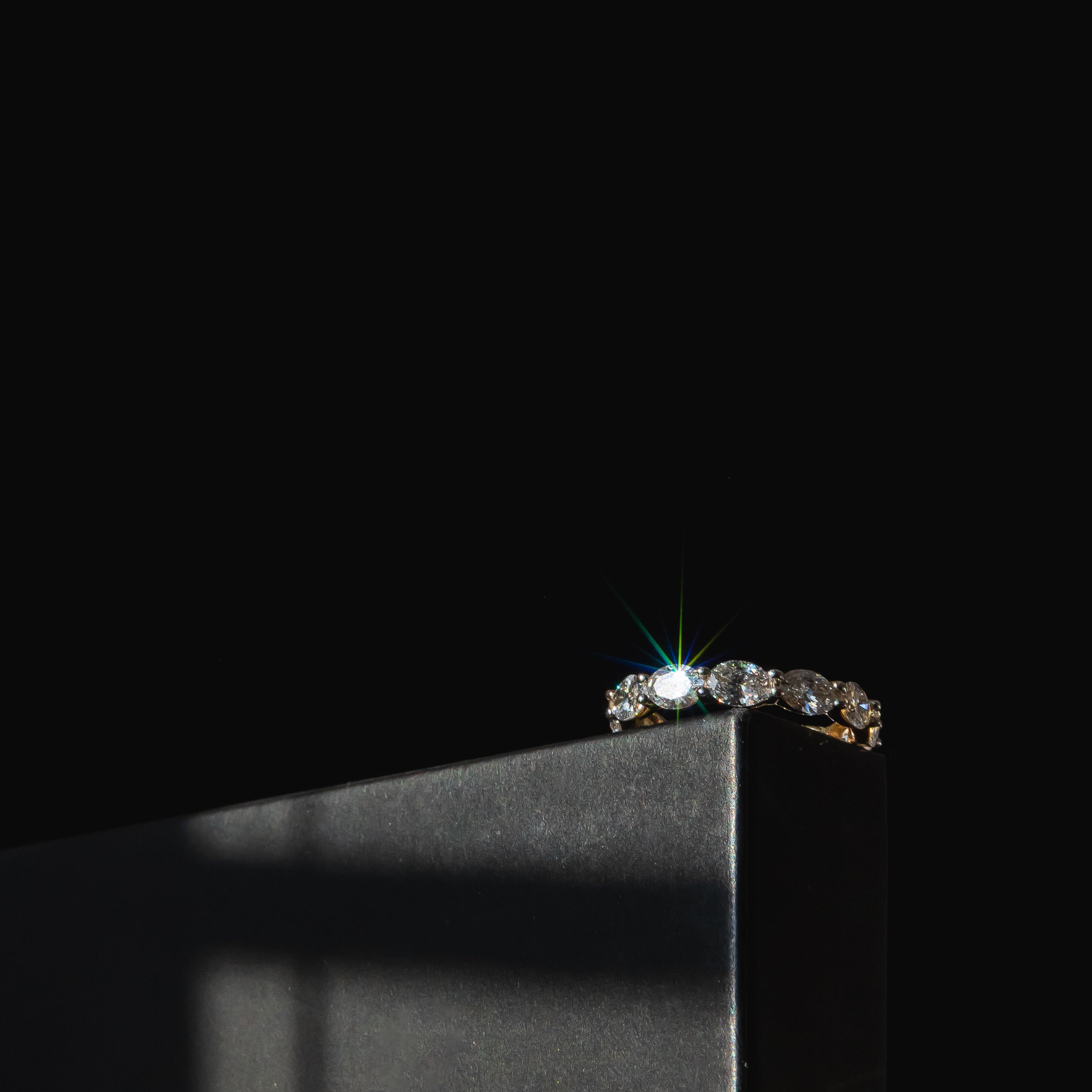 Oval East to West Full Eternity Band (TCW: 2.7)