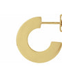 Lyra Hoops - 14K Gold & Platinum