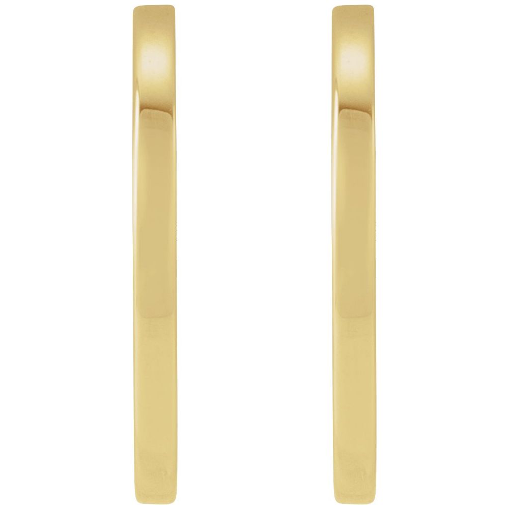 Lyra Hoops - 14K Gold & Platinum