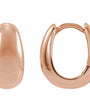 Rhea Hoops - 14K Gold & Platinum