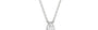 Pear Diamond Bezel Pendant Necklace