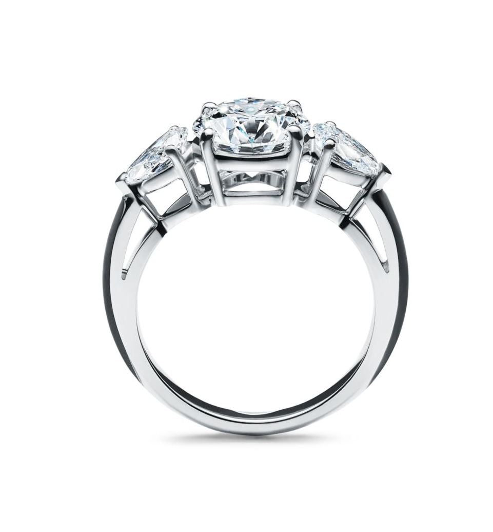 Kiara Three Stone Engagement Ring (TCW: 3)