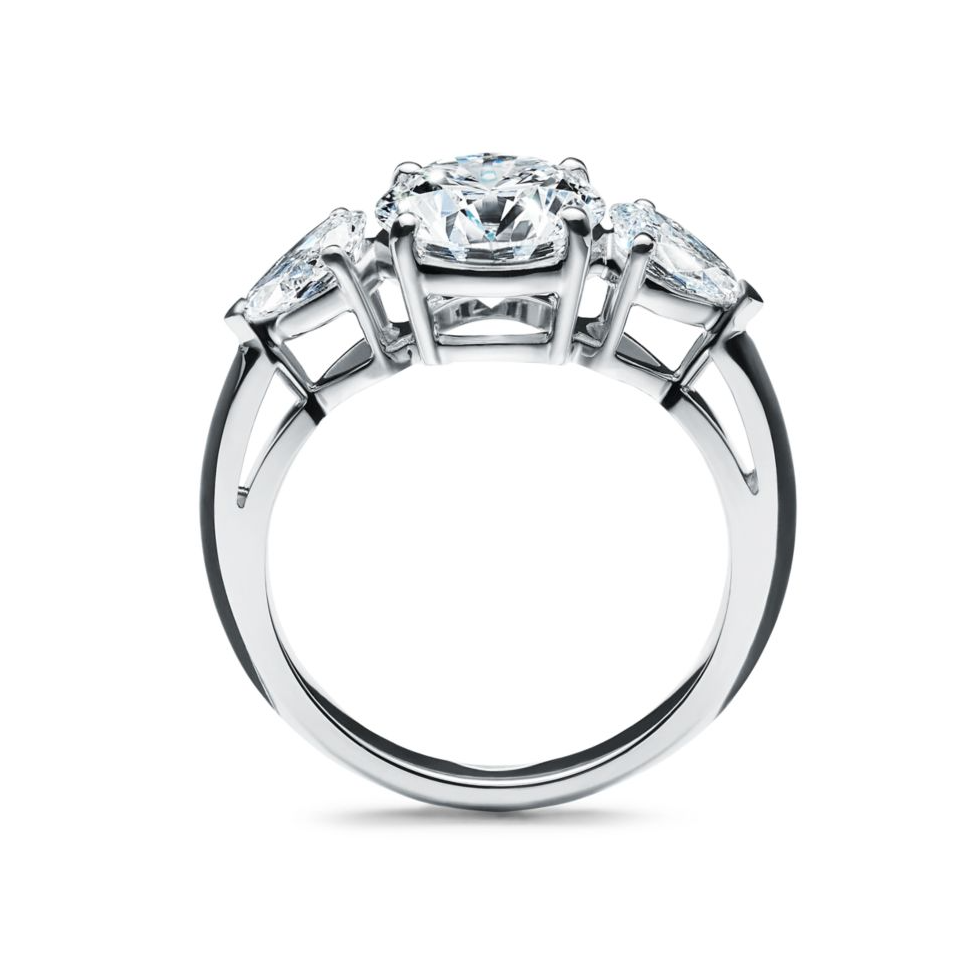 Kiara Three Stone Engagement Ring (TCW: 3)
