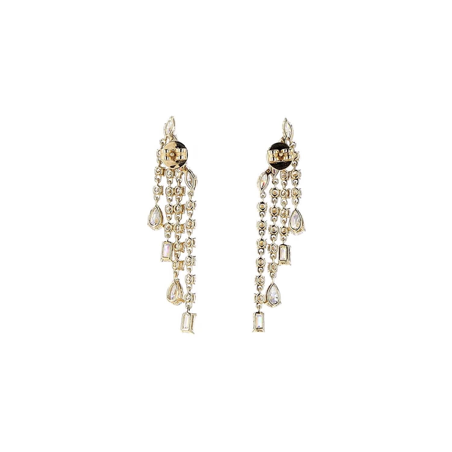 Vara Diamond Climber Earrings