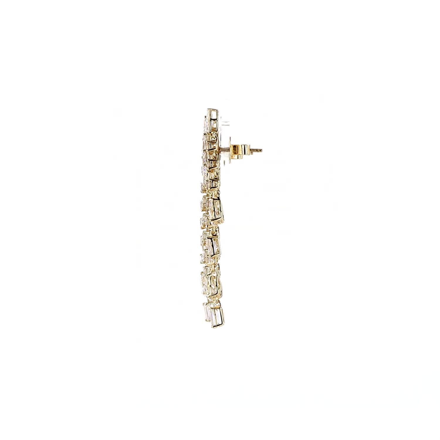 Vara Diamond Climber Earrings