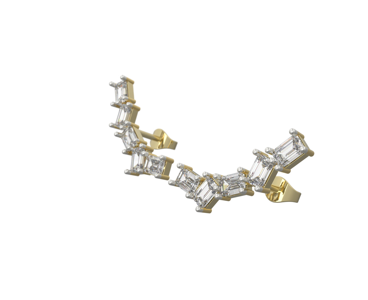 Emerald Climber Earrings (TCW: 1.82)