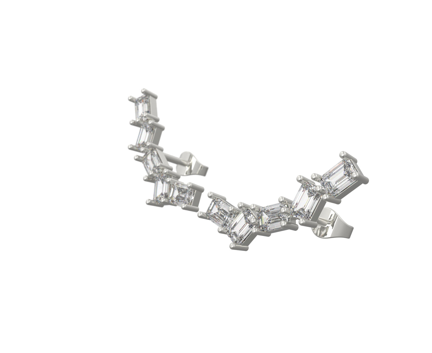 Emerald Climber Earrings (TCW: 1.82)