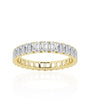 Emerald Eternity Band in 14k Yellow Gold