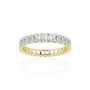 Emerald Eternity Band in 14k Yellow Gold
