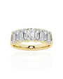 Five-Stone Emerald Half Eternity Band (TCW 5.67)