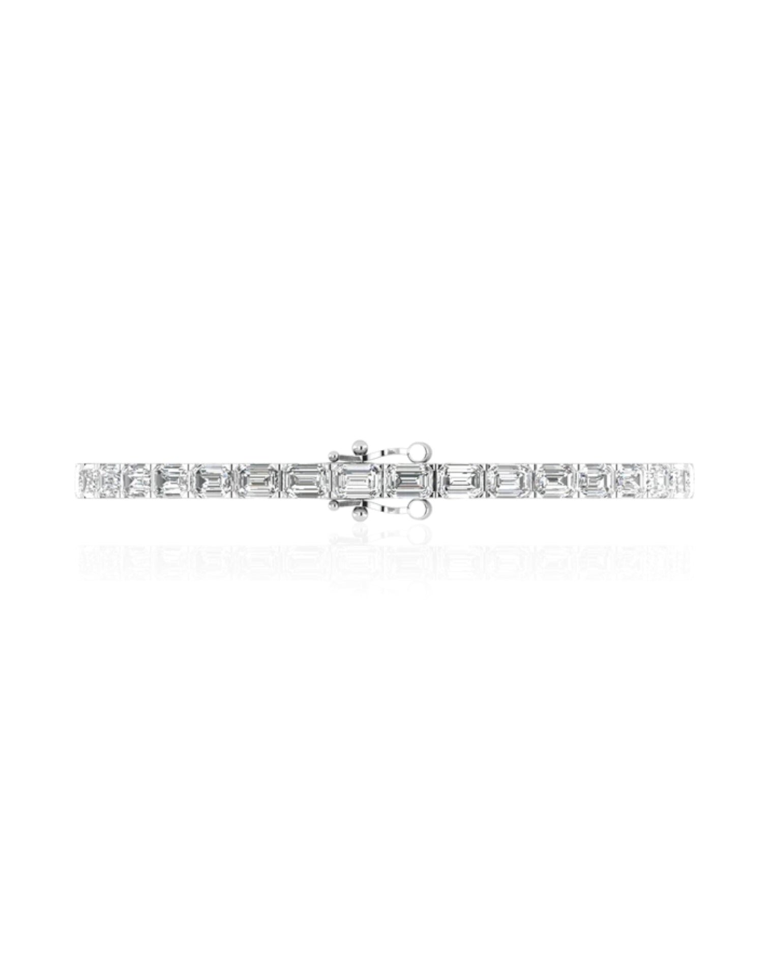 Arya Emerald East West Bracelet
