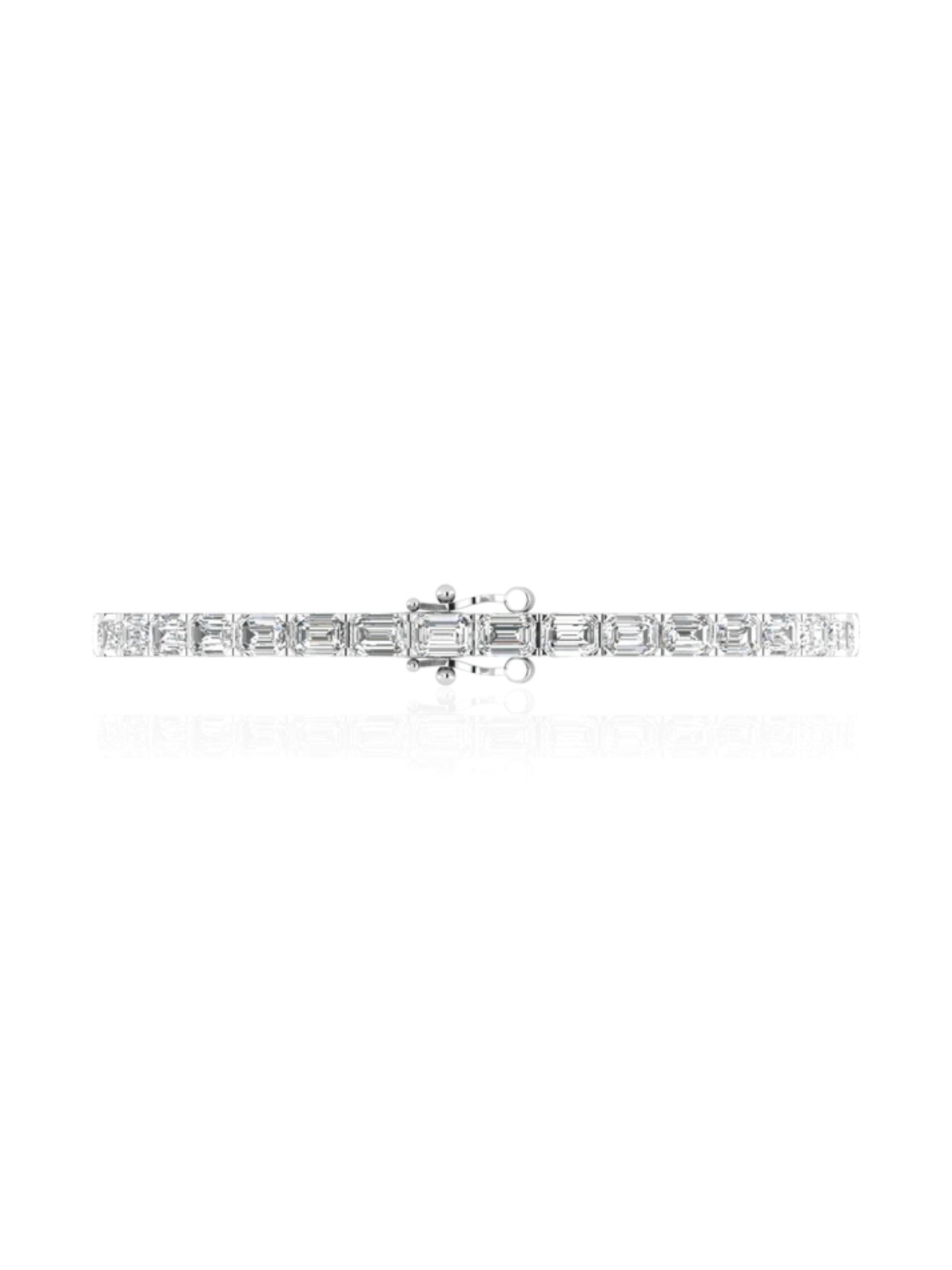 Arya Emerald East West Bracelet