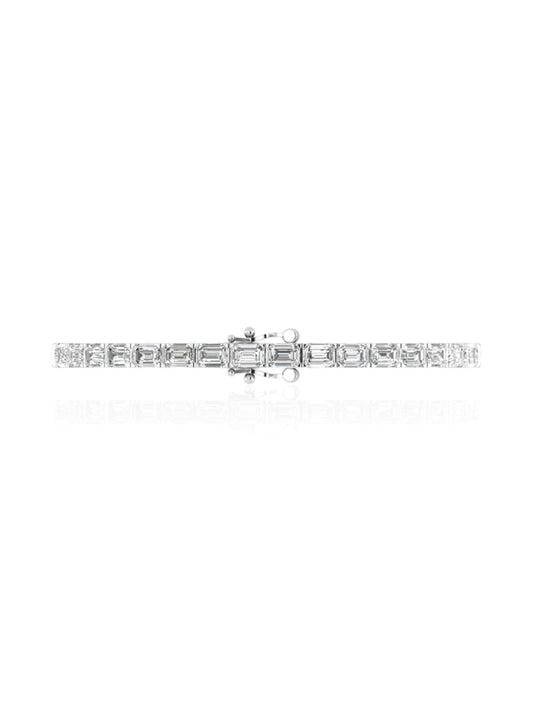 Arya Emerald East West Bracelet