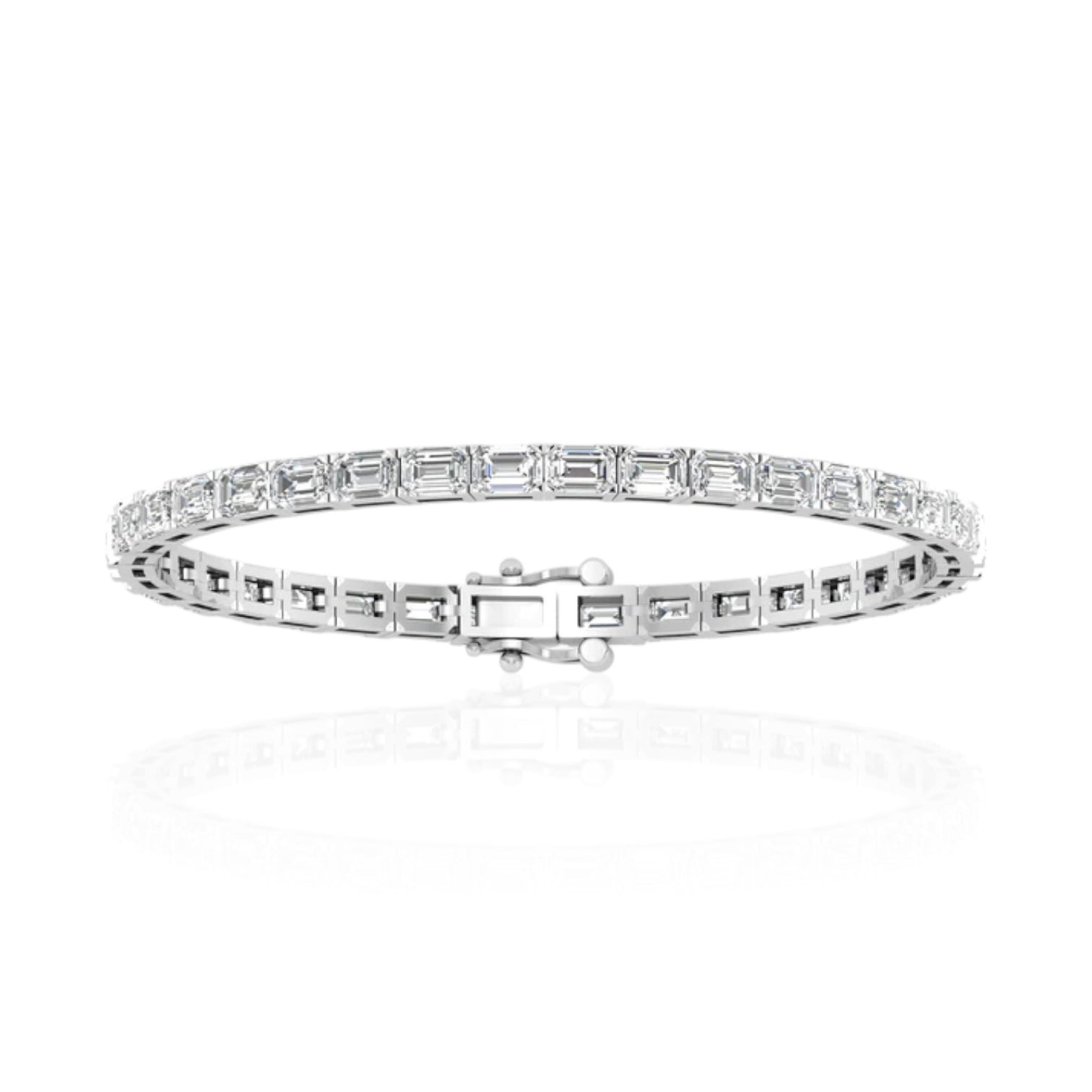 Arya Emerald East West Bracelet