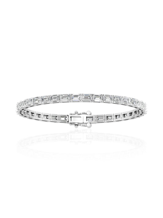 Arya Emerald East West Bracelet