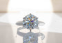 Six Prong Round Brilliant Diamond Engagement Ring