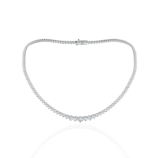Graduated Tennis Necklace