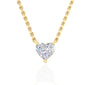 Solitaire Diamond Heart Pendant