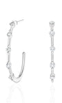 Ios Stationed Hoop Earrings