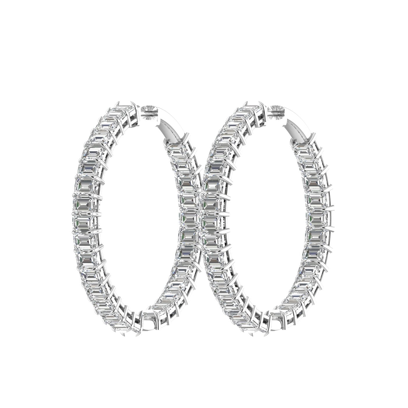 Los York East-West Emerald Hoops