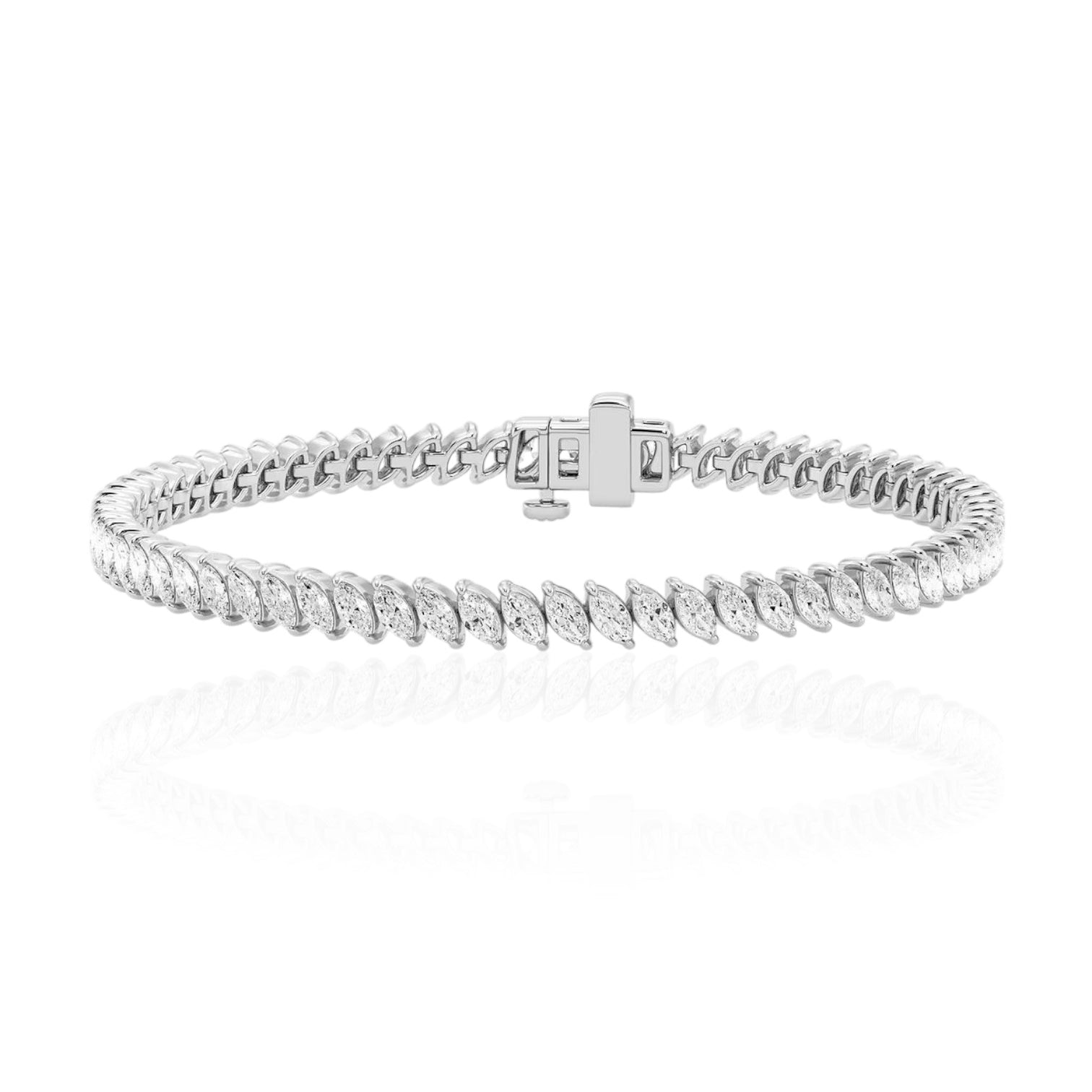 Marquise Tennis Bracelet (TCW: 7)
