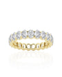 Oval Infinity Band in 14k Yellow Gold