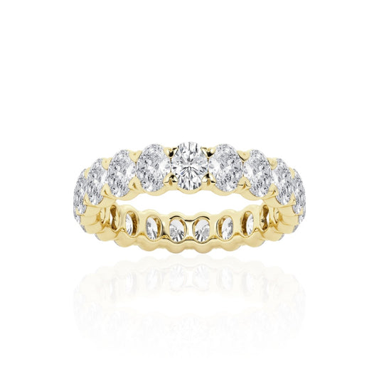 Oval Infinity Band in 14k Yellow Gold