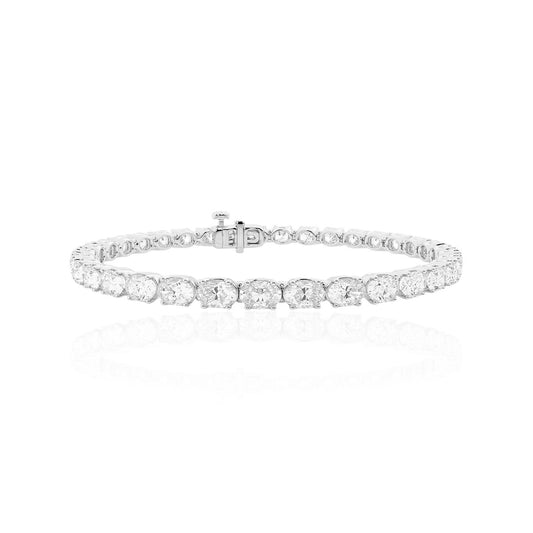 Oval East West Tennis Bracelet