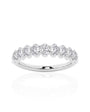 Oval Half Diamond Band