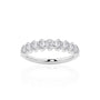 Oval Half Diamond Band
